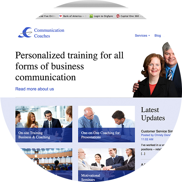 Communication Coaches WordPress CMS