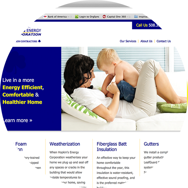 Hopkins Energy Corporation Website Design