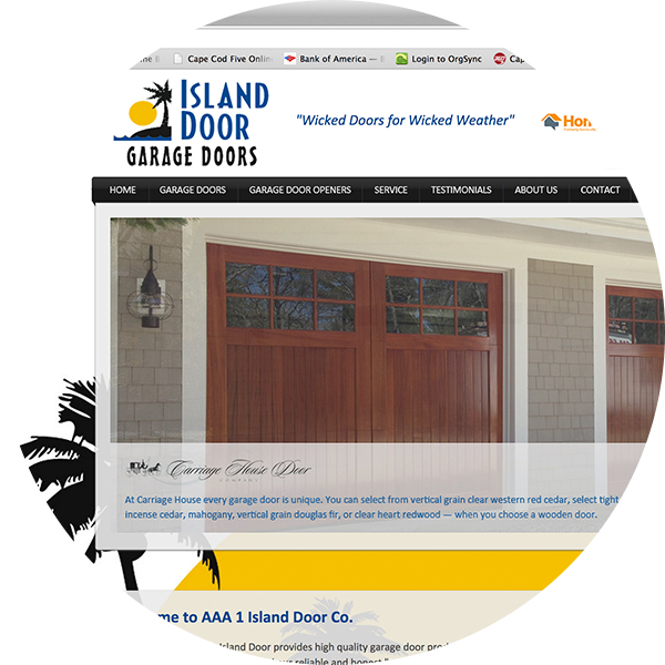 Island Door Responsive Web Design